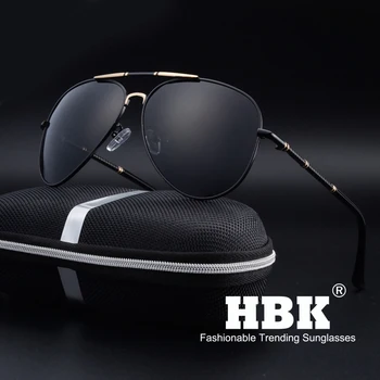HBK 2019 Trend Hliníka, Horčíka Mužov Polarizované slnečné Okuliare Pilot Klasická Oculos Muž Okuliare Príslušenstvo Darček pre Mužov PM0068