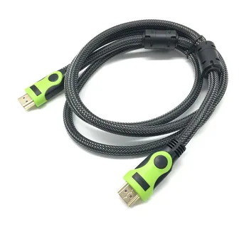 HDMI HDMI Kábel, 3D 2.0 K Male-Male Vysokej Premium pozlátený HDMI Adaptér pre Tablet HDTV Fotoaparát, PC farba zelená
