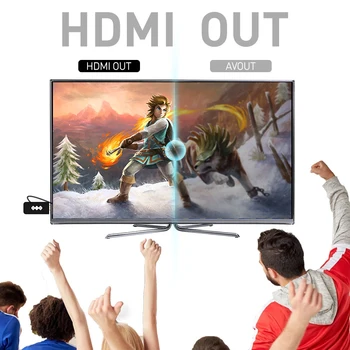 HDMI Video Herné Konzoly Vstavané 620/818 Klasické Hry Retro Konzoly Bezdrôtový ovládač AV / 4K HDMI Výstup