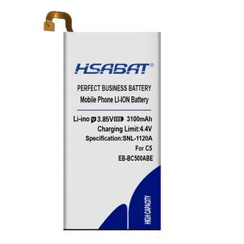 HSABAT Nový Top Značky 3100mAh Batérie pre Samsung Galaxy C5 SM-C5000 EB-BC500ABE