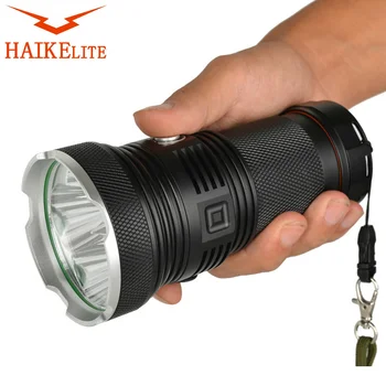Haikelite SST40 LED MT40 Baterka 8000LM 4 X LED Lampa Super Svetlé Pozornosti 8000 Lúmenov Nepremokavé Outdoor Camping Svetlo
