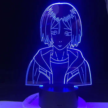 Haikyuu Hinata Shoyo Kageyama Tobio Anime Obrázok Akryl Led Nočné Svetlo pre Deti Spálňa Decor Nočného 3d Ilúziu Svetlo