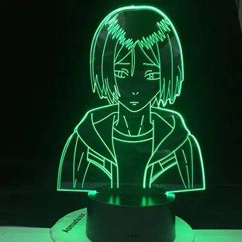 Haikyuu Hinata Shoyo Kageyama Tobio Anime Obrázok Akryl Led Nočné Svetlo pre Deti Spálňa Decor Nočného 3d Ilúziu Svetlo