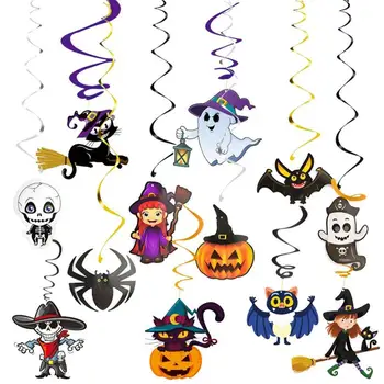 Halloween Bar Mall KTV Party Dekorácie Ghost Pumpkin Head Black Bat List Vyhovovali Balón