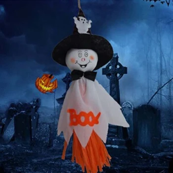 Halloween Ghost Lebky Prívesok Handričkou Horor Visí Ozdoby Dekor Dodávky Darčeky pre Domácnosť Halloween Strany Príslušenstvo