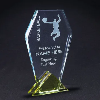 H&D Vyryté Crystal Trofej Cup Súťaž Ocenenie Výročie Darček Prispôsobiť Suvenír Figúrky Home Office Dekor
