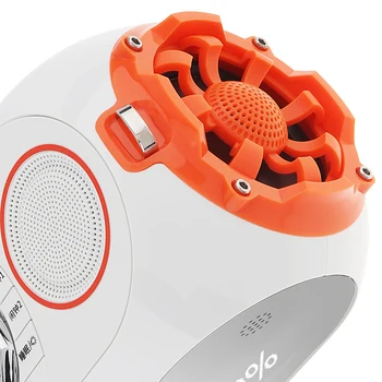 Haoyes Q60 Prenosné 3 Rohy Dvojité Membrána Bezdrôtové Bluetooth Reproduktor s Mega Bass/Zrkadlo Budík pre Domáce Kino