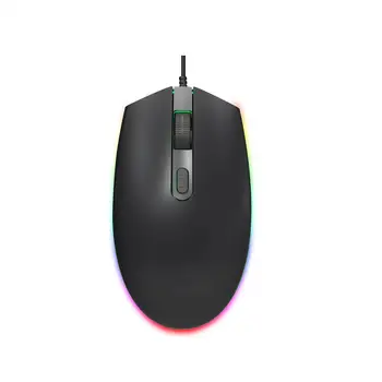 Herná Myš High-End Optické Profesionálny Herná Myš S 7 Svetlé Farby, LED Podsvietenie Ergonomický Dizajn Vhodný Pre CS LOL