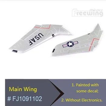 Hlavné Krídlo Set pre Freewing F105 F-105 64mm Elektrické RC-Jet Roviny Diely Príslušenstvo Hračky
