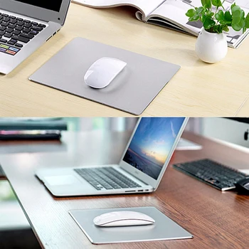 Hliníkové Zliatiny Anti-Slip Office Home Gaming Mouse Mat Pad Počítačové Príslušenstvo