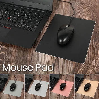 Hliníkové Zliatiny Anti-Slip Office Home Gaming Mouse Mat Pad Počítačové Príslušenstvo