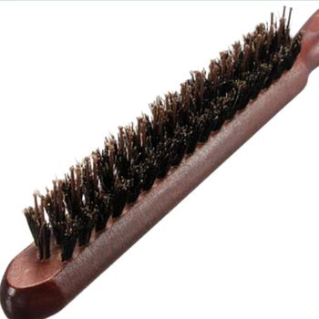 Horúce 1Pcs Dreva Pro Salon Hair Brush Rukoväť Načechraný S Hrebeňom Jedlo Kadernícke Účes Holič Pokožku hlavy Masáž Vlasy Styling Nástroj