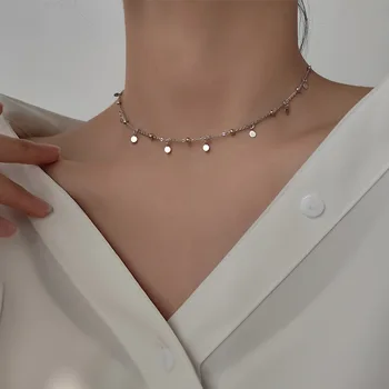 Horúce 2020 Geometrické Kolo Choker Náhrdelník Pre Módu Ženy Minimalistický Jemné Šperky Roztomilý darček Príslušenstvo