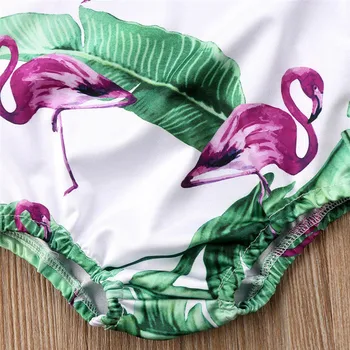 Horúce Batoľa, Dieťa Dievčatá Flamingo Plavky dievčatá 2019Summer Plavky, Bikiny, plavky plážové oblečenie maillot de bain fille musulmane