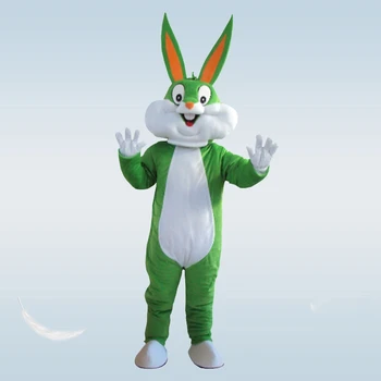 Horúce Bunny Maskot Kostýmy Králik a Bugs Bunny Dospelých maskot Králik Kreslená Postavička Kostýmy Maskot maškarný Halloween