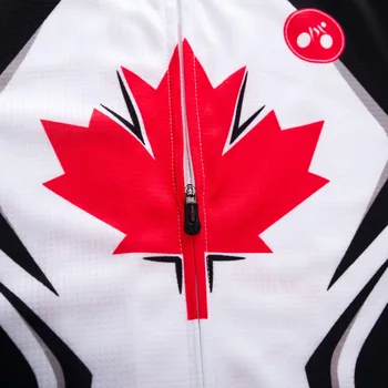 Horúce pánske Bike Jersey Klasické retro Krátky rukáv Bicyklov, Cyklistické Oblečenie Nosiť Oblečenie, ktoré Maillot Ciclismo Krajina Kanada