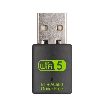 Hot-5G Bezdrôtové pripojenie USB WiFi Adaptér Bluetooth 600M USB WiFi Adaptér Prijímač Bluetooth 4.2 Sieťová Karta Vysielač pre PC