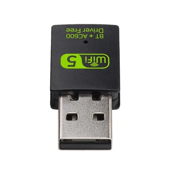 Hot-5G Bezdrôtové pripojenie USB WiFi Adaptér Bluetooth 600M USB WiFi Adaptér Prijímač Bluetooth 4.2 Sieťová Karta Vysielač pre PC
