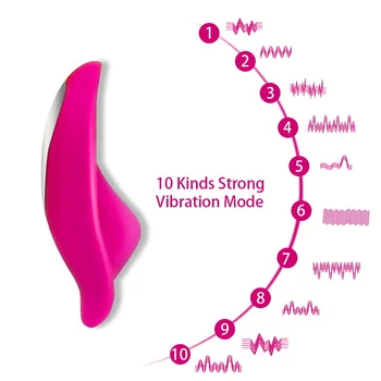 Hot Predaj Nabíjateľná Bezdrôtové Diaľkové Ovládanie Vibrátor 10 Rýchlosti Nositeľné C String Nohavičky Vibrujúce vajíčko sexuálnu Hračku Pre Ženy