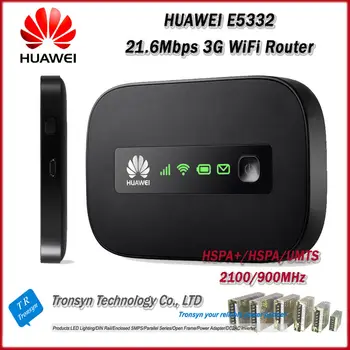Hot Predaj Pôvodný Odomknúť HSPA+ 21.6 Mbps HUAWEI E5332 Prenosné 3G WiFi Router Podporu HSPA/HSPA/UMTS MHz 2100/900