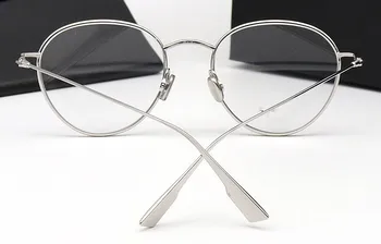 Hot predaj ZHS optické rámy stell okrúhle okuliare rám zlato eyeware Vintage predstavenie predpis potter vzduchu 02