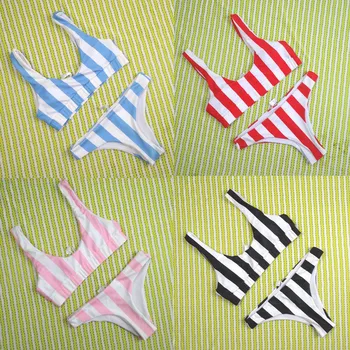 Hot sexy Letné polovice pás Bikiny Žien Brazílske Bikini Set plavky Plavky Ženské Plavky Prekladané Biquini Plávať Oblek