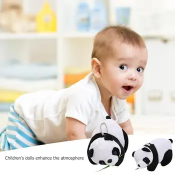 Hračky Pre Dieťa Montessori Panda Bábika Plyšový Plyšové Hračky Mobilný Telefón Prívesok Bavlna Plnené A Plyšové Zvieratá Hračka Pre Deti Vianočný Darček