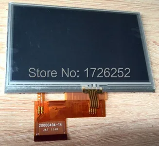 INNOLUX 4.3 palcový TFT LCD Displej s Dotykovým Panelom AT043TN25 V. 1 WQVGA 480(RGB)*272