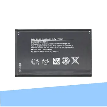 ISkyamS 2x 2000mAh Nahradenie bn02 Batérie +Univerzálny Nabíjač Pre Nokia XL / XL 4G RM-1061 RM-1030 RM-1042 RM 1061 BYD BN-02