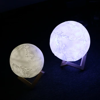 ITimo Pat Kontroly Nabíjateľná Domov Dekoroch 3D Vstrekovanie Svetlo Zeme na Čítanie Vnútorné Osvetlenie Nočné Svetlo Kreatívny Darček