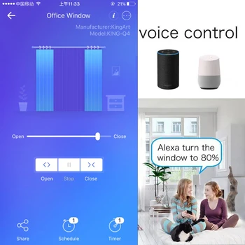 Inteligentný Život WiFi Opony Prepínač Pre Nevidiacich Rolety Elektrický Motor Domovská Stránka Google Alexa Echo Hlasové Ovládanie Inteligentných Domov