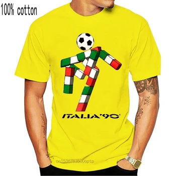 Italia 90 Na Futbal, Maskot Taliansko Tumblr Futbal Pánske Retro 2 T Tričko