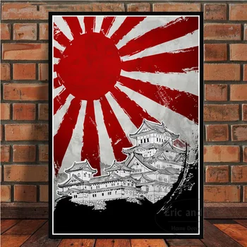Japonsko Bonsa Bushido Samuraj Kanji Plátno Maľovaní Plagátov A Vytlačí Na Stenu Obrázok Pre Obývacia Izba Abstraktné Dekoratívne Domov