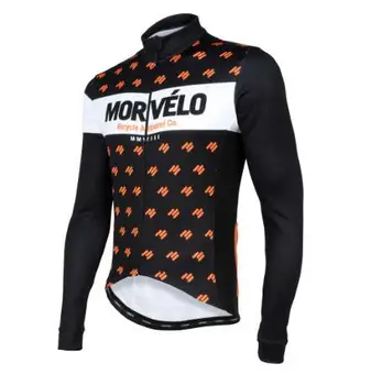 Jar/Jeseň Morvelo Cyklistický Dres s dlhým rukávom pánske cyklistický dres na Bicykel cyklistické oblečenie, Oblečenie Ropa Ciclismo