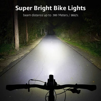 Jazda na bicykli Požičovňa Bicyklov Svetlo Set Super Svetlé USB Nabíjateľné Predné Svetlá Bezpečné zadné svetlo IPX5 Nepremokavé