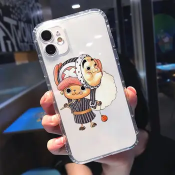 Jeden Kus Anime, Luff módne coque Telefón Prípade Transparentné pre iPhone 6 7 8 11 12 s mini pro X XS XR MAX Plus