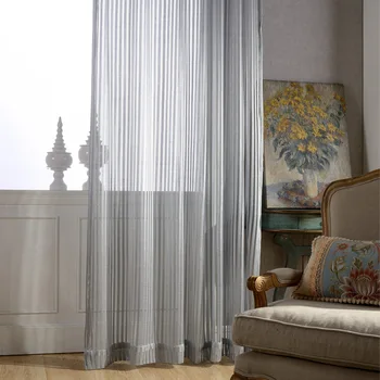 Jednoduché Čisté Farebné Okenné Záclony na Obývacia Izba, Spálňa, Balkón Domov Textilné Závesy pre Spálne Luxusné Tylu Roman Záclony