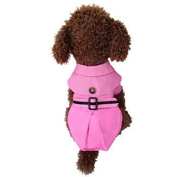 Jeseň/Zima Psie Oblečenie Roztomilý Pes Kabát Teplý Pes Windbreaker Bunda pre Malé Stredné Psie Oblečenie Kabát XS-XL Frence Buldog