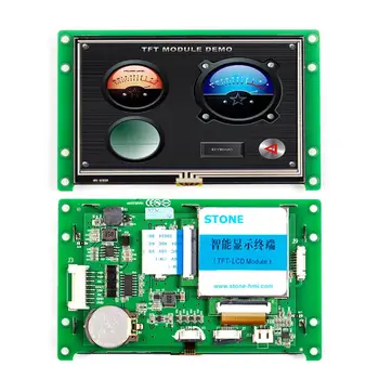 KAMEŇ Prispôsobiť Akejkoľvek Veľkosti TFT LCD Modul A 4.3 HMI Monitor S UART Port