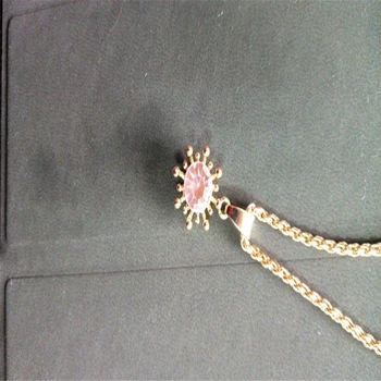 KUNIU Slnečnicové Dizajn Šperky Set Pink & White Farba Náhrdelník Prívesok Kvapka Náušnice pre Ženy, Dievča, Darček Strany Svadobné Šperky