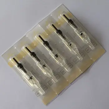 Kazety 100pc RL Jednorazové Sterilizované Tetovanie Permanentného make-upu Pero Stroj Ihly Tipy pre Obočia, pier Microblading dodávky