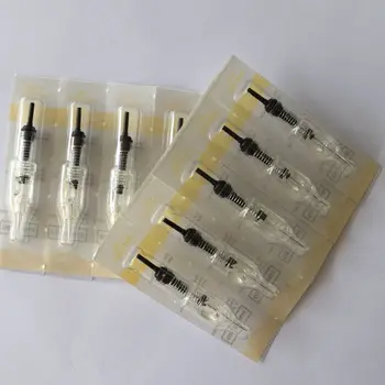 Kazety 100pc RL Jednorazové Sterilizované Tetovanie Permanentného make-upu Pero Stroj Ihly Tipy pre Obočia, pier Microblading dodávky