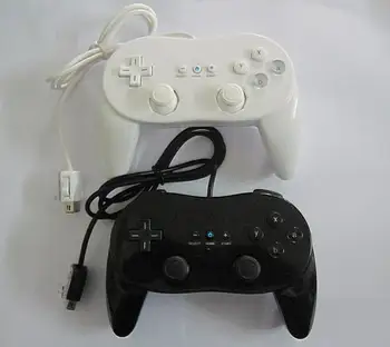 Klasické Káblové Herný ovládač Hernej Remote Pro Gamepad Šok controle Ovládač Pre Nintend Wii