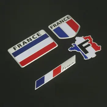 Kovové Odznaky Auto samolepky pre Francúzsko nálepky na aute nálepku Francúzsko modifikácie tela modifie