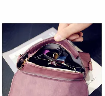 Kožené Ženy kabelky 2018 nová kabelka, taška ženy kórejský módna kabelka v tvare sladké Rameno, Kabelka
