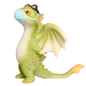 Kreatívne Roztomilý Dragon Ornament Stav Dinosaura Socha Domácej Ploche Dekorácie Valentína Darčeky Magic Zvierat Bábika Darček