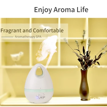 Kreatívne vajcia inteligentné aromaterapia stroj na čistenie vzduchu mini pračka non-tlač domov ultrazvukové aromaterapia stroj