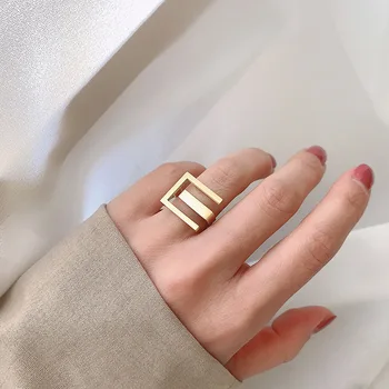 Kreatívny Dizajn Otvorenie Resizable Krúžok Nový Trend Módy Elegantné Lady Finger Príslušenstvo Svadobné Zásnubný Prsteň Darček pre Ženu
