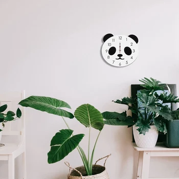 Krásne Panda Hodiny Nástenné Samolepky Pre Deti Izby Nástenné Hodiny Domáce Dekorácie Hodiny Nálepky