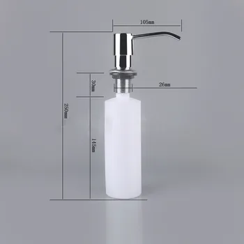 Kuchynský Drez Mydla ABS Plast Postavený V Lotion Čerpadla Plastové Fľaše pre Kúpeľňu a Kuchyňu Tekuté Mydlo Organizovať 300 ml